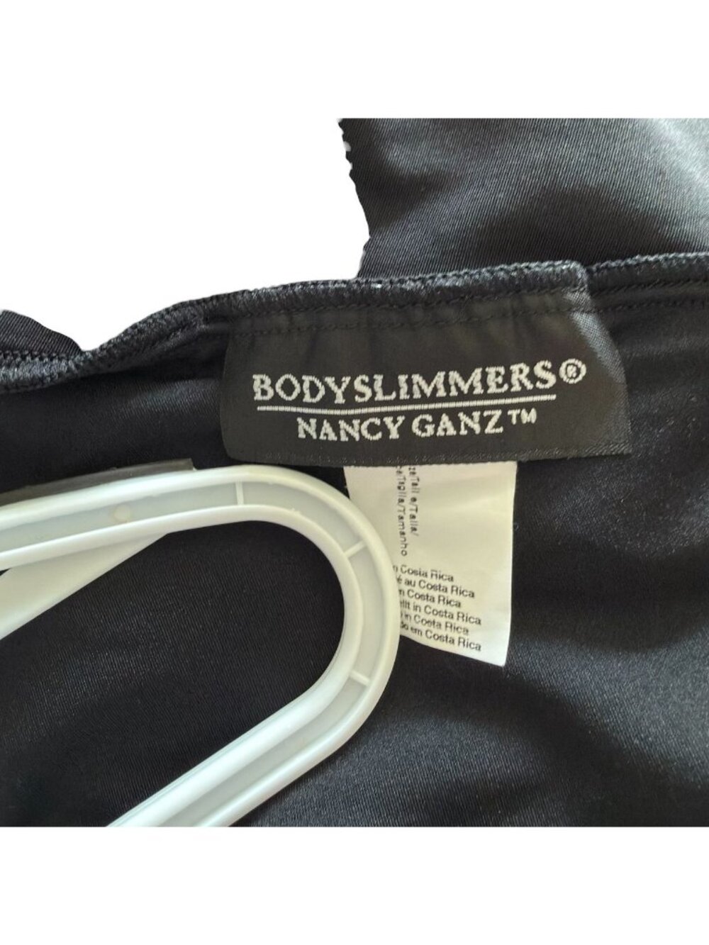 Body Slimmers By Nancy Ganz Size M High Waisted Black Shorts Tummy Control 07319 - Picture 8 of 11
